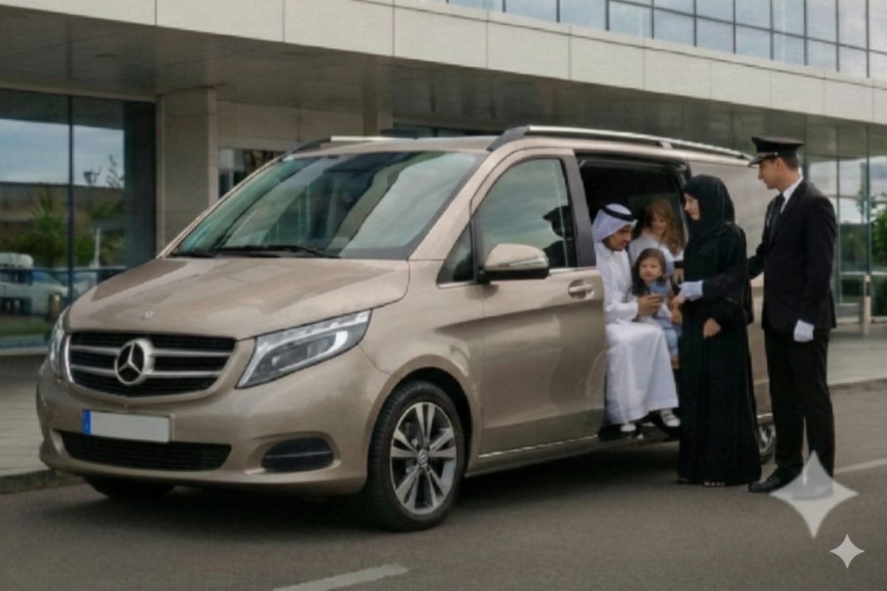 سيارة مع سائق